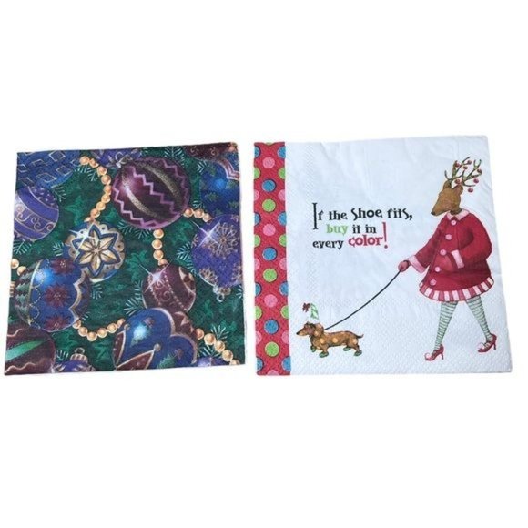 Lot 9 Paper Napkin Assortment Thanksgiving Holidays Halloween Decoupage Crafting - Picture 3 of 10